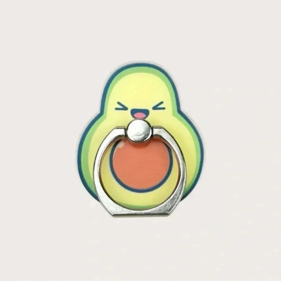 Avocado Cell Phone Ring Holder - Picture 1 of 5